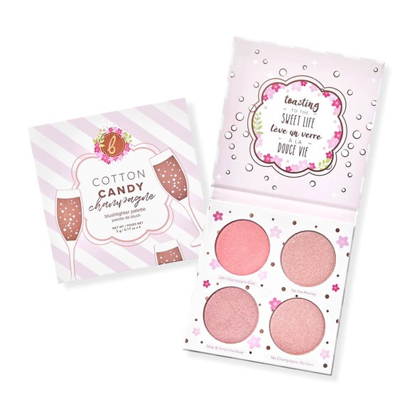 Beauty Bakerie COTTON CANDY CHAMPAGNE Blushlighter Palette - Picture 2 of 11